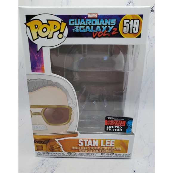 Funko Pop! 2019 NYCC Fall Convention Exclusive Stan Lee Astronaut #519 - Picture 2 of 16